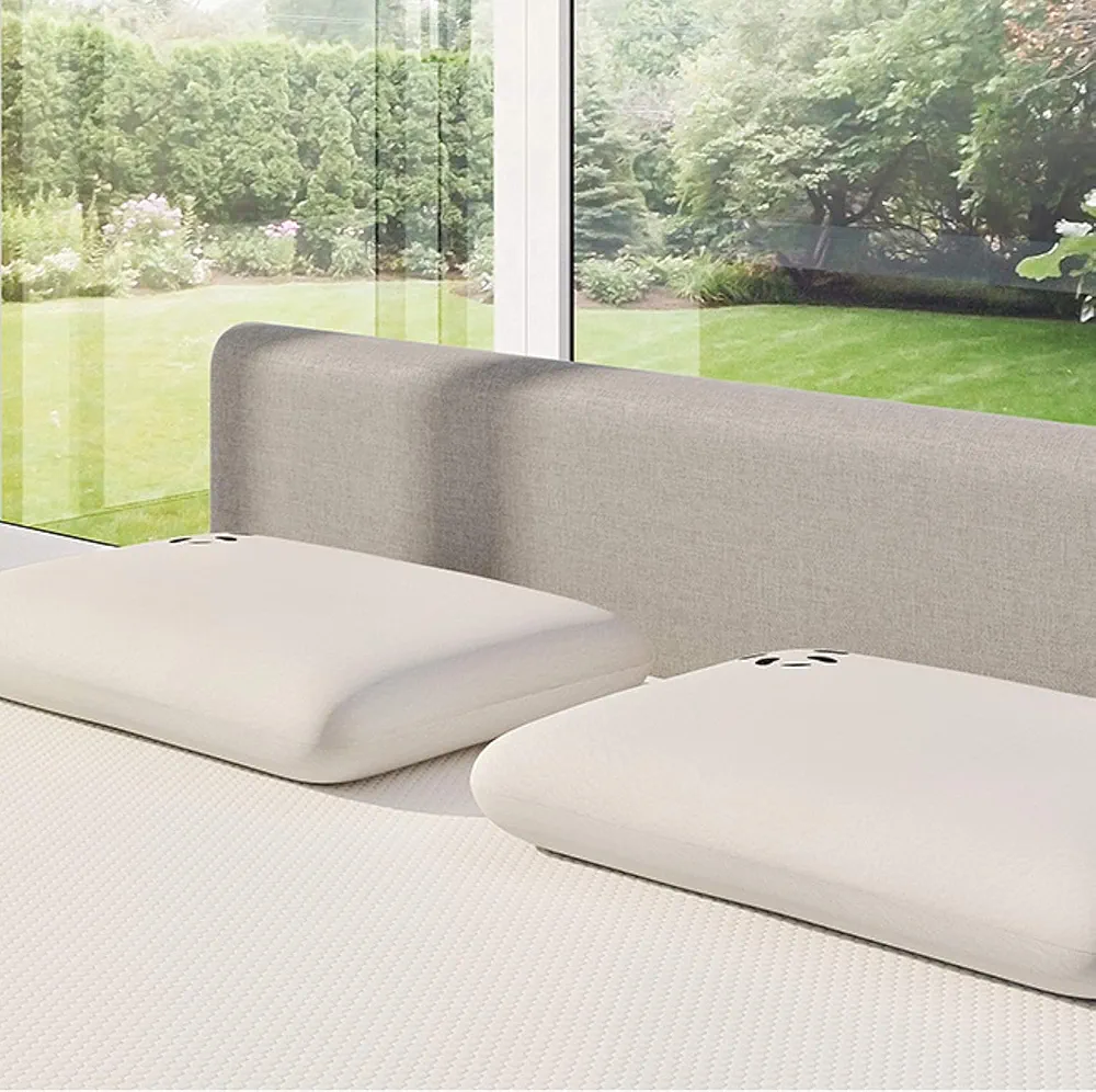 Panda London Oreiller en mousse à mémoire de forme en bambou – Soutien orthopédique, housse en bambou, essai de 30 nuits