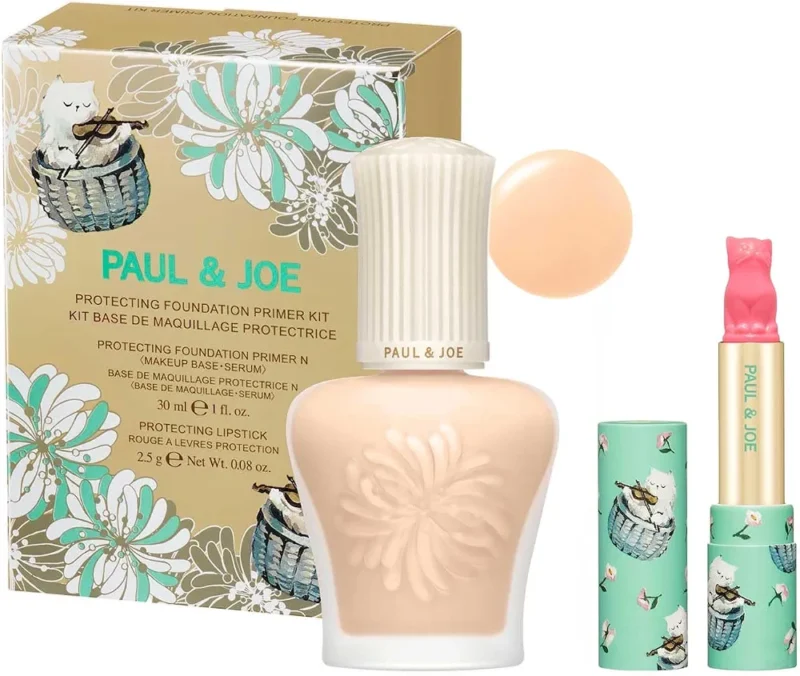 PAUL & JOE Kit Base De Maquillage Protectrice N 01 Naturel, 30ml&2.5g (SPF50+/PA++++)