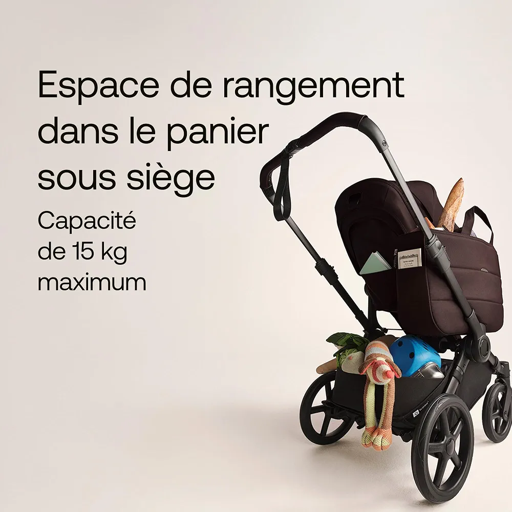 Poussette Bugaboo Donkey 6 simple, convertible en modes double et jumeaux