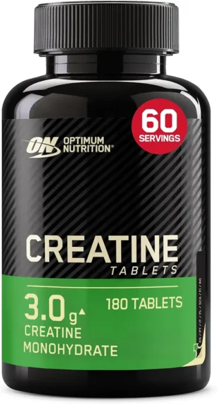 amz-71ihlubemul-8ace4068 Optimum Nutrition Creatine Capsules, 180 Comprimés | Non Aromatisé, 60 Portions, 3g de Créatine Monohydrate, Soutient la Performance pendant les Entraînement de Haute Intensité