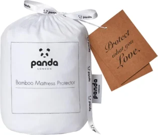 Panda® Protège-matelas en bambou – Petit lit double | Imperméable, ultra fin et durable | Léger et respirant | Hypoallergénique et antibactérien | Doux pour la peau | Literie essentielle | Pas de