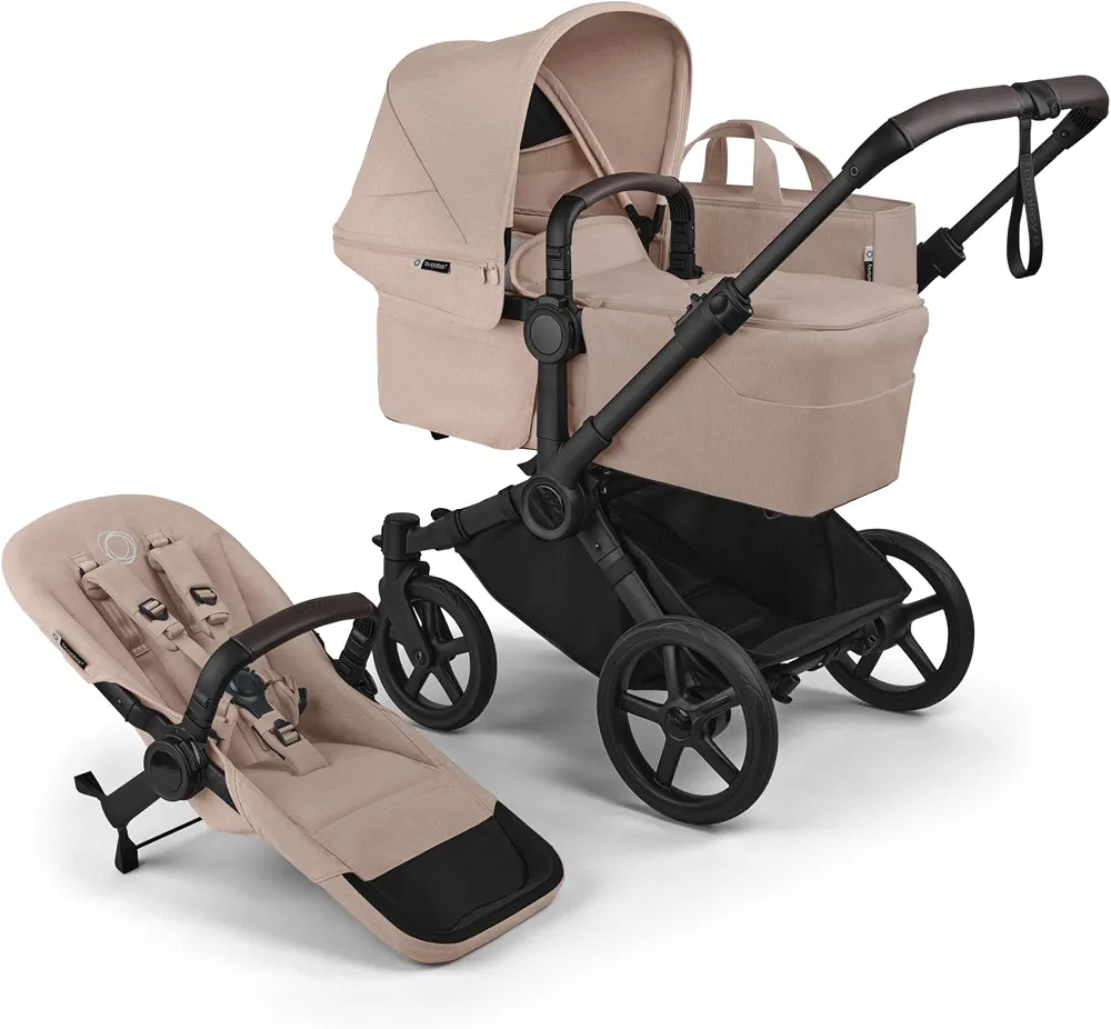 Poussette Bugaboo Donkey 6 simple, convertible en modes double et jumeaux