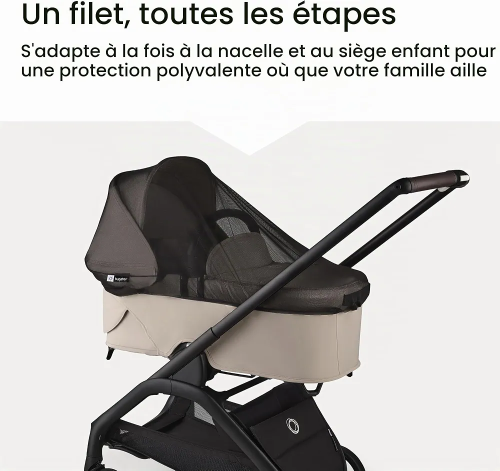 Bugaboo Moustiquaire pour Poussette Butterfly et Dragonfly