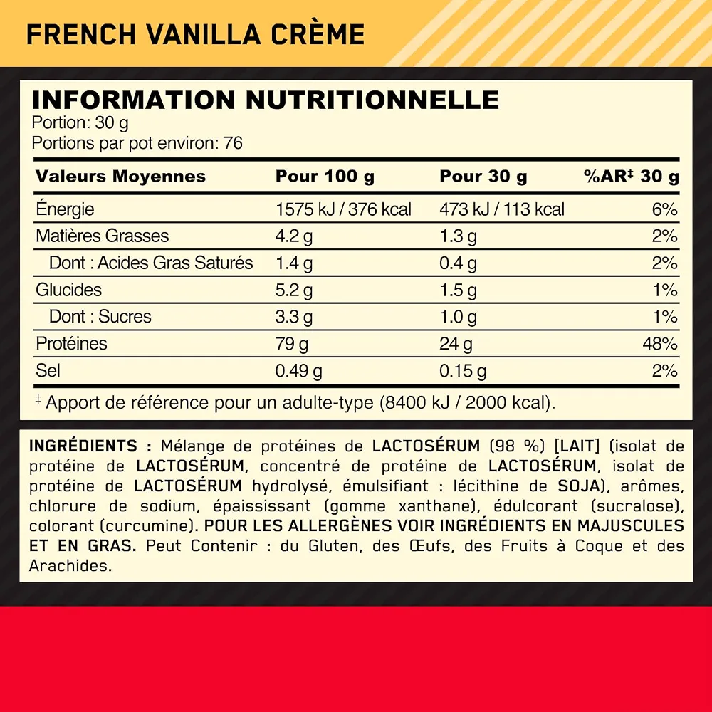 Optimum Nutrition Gold Standard 100% Whey Protéine en Poudre, 2,27 kg | Extreme Milk Chocolate, 71 Portions, 24g de Protéines,BCAA, Soutient la Croissance et la Récupération Musculaires