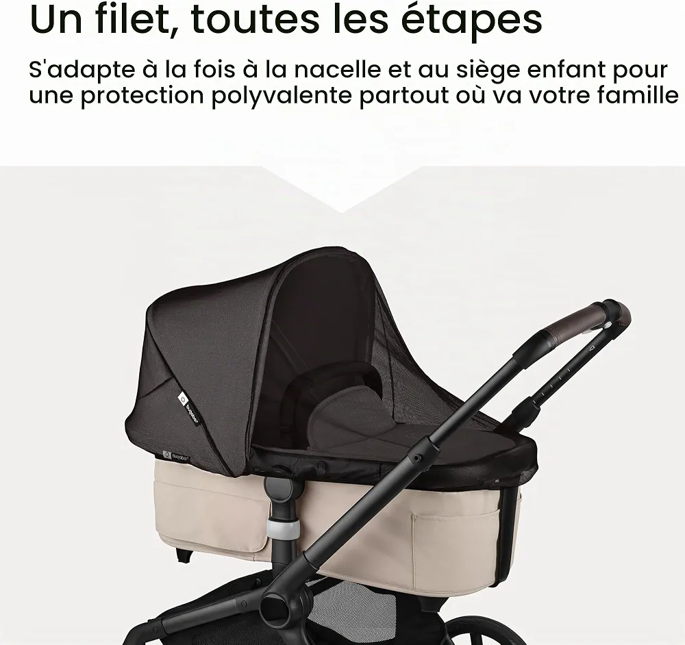 Bugaboo Moustiquaire pour Poussette Fox et Donkey