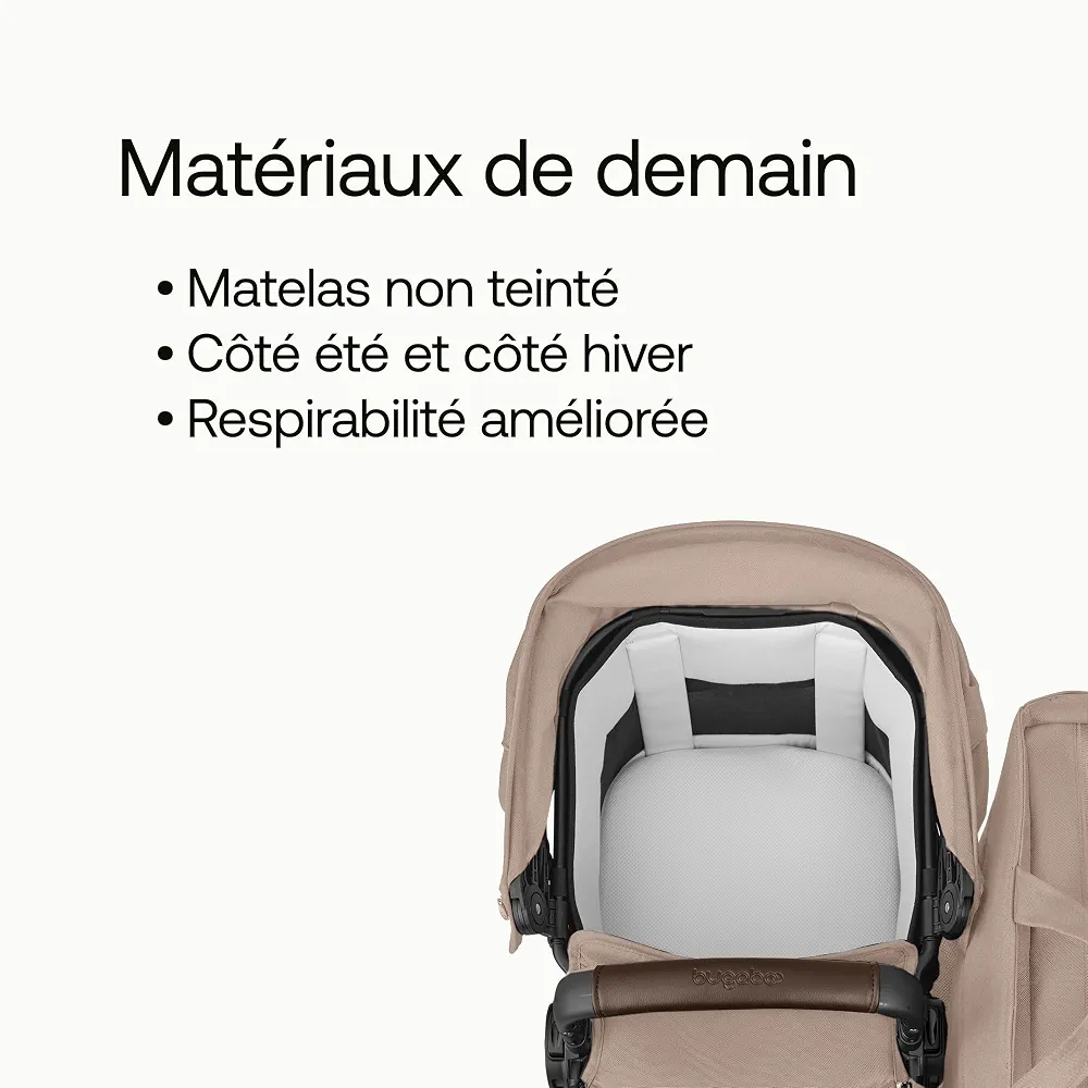 Poussette Bugaboo Donkey 6 simple, convertible en modes double et jumeaux