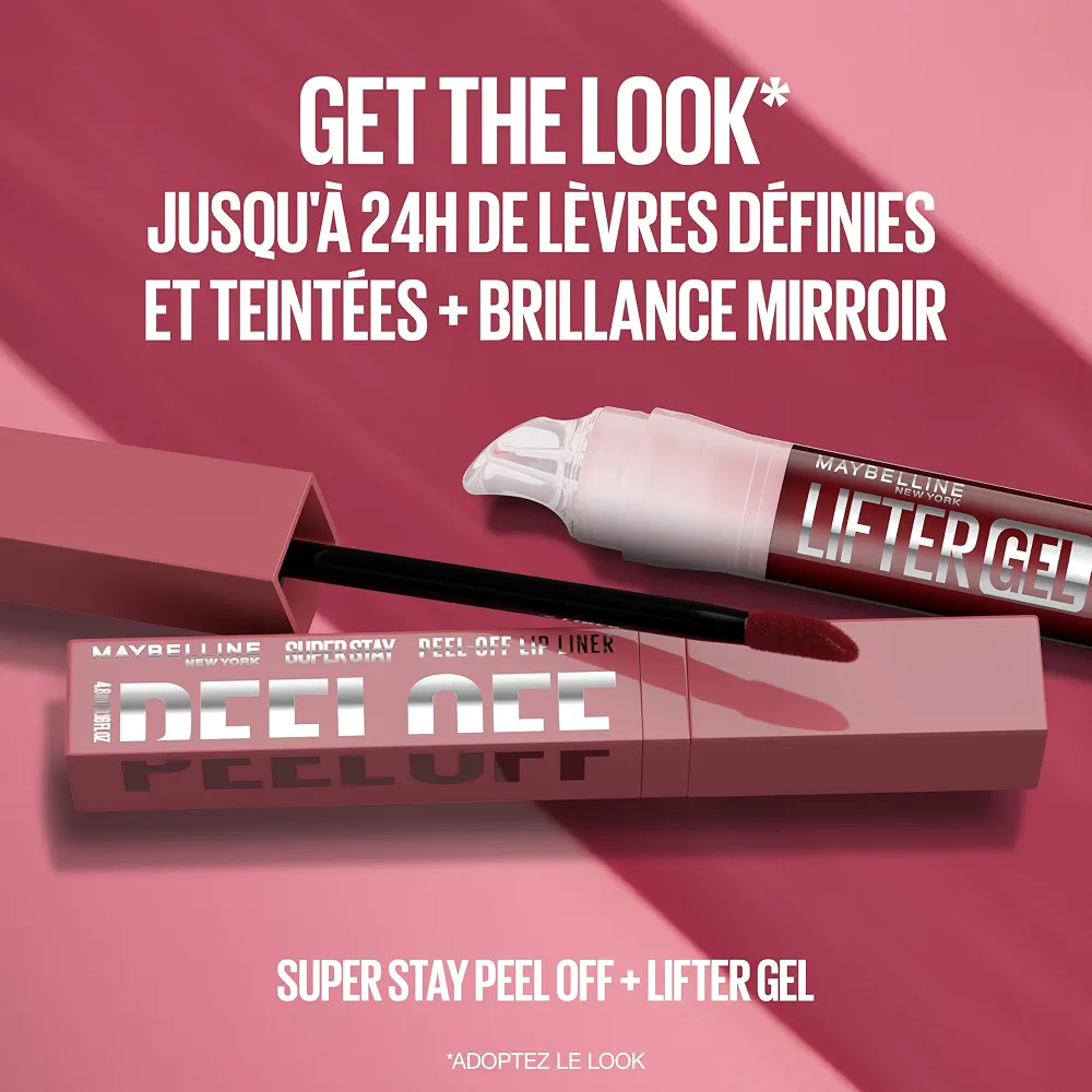 Maybelline New York Liner Lèvres Peel-Off 24H Sans Transfert 001 Aura
