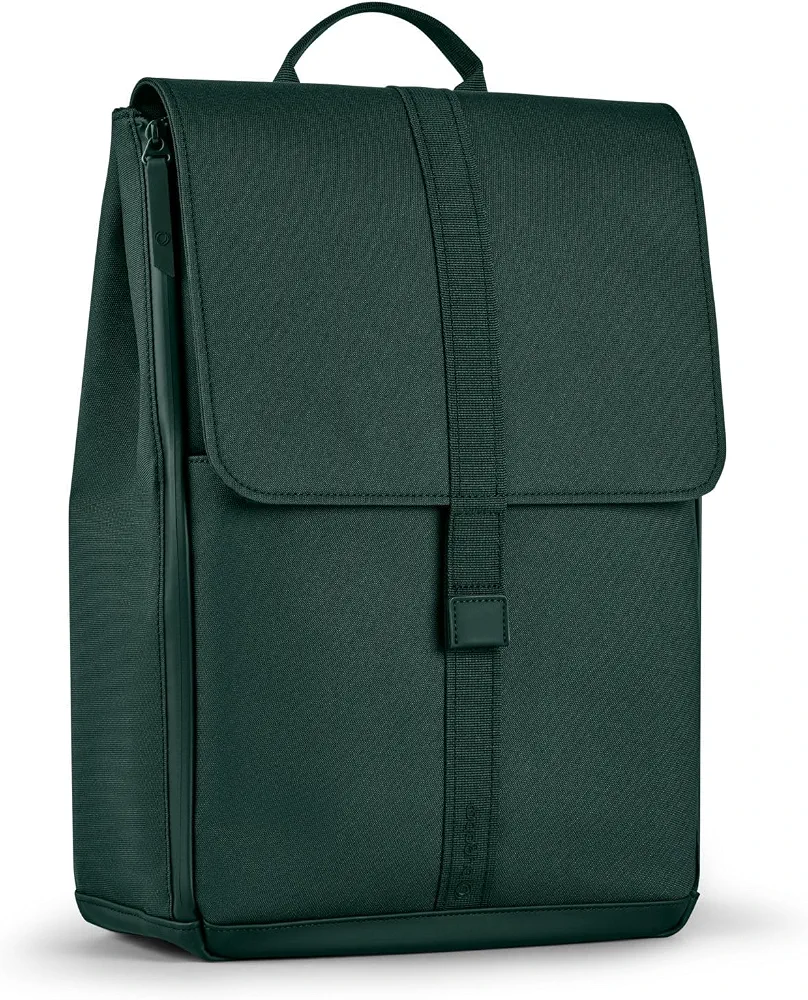 Bugaboo Sac à dos à langer, sac durable fabriqué à partir de matériaux recyclés, hydrofuge, facile à nettoyer, comprenant un matelas à langer et un porte-bouteille isotherme, Midnight Black