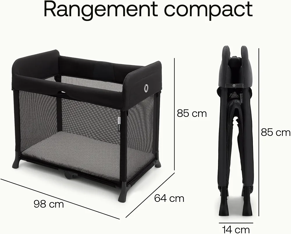 Bugaboo Stardust 2 en 1berceau de Voyage Compact avec Matelas