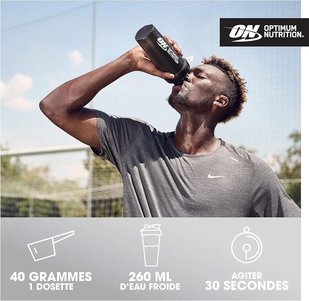 Optimum Nutrition Platinum Hydro Whey, Isolat de whey protéine hydrolysée en poudre avec acides aminés essentiels, glutamine et BCAA, goût Chocolat au lait, 40 portions, 1,6 kg