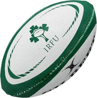amz-81qdm-iowcl-b007db95 Gilbert Ireland Rugby Ball, Green, Mini, 1 Pack