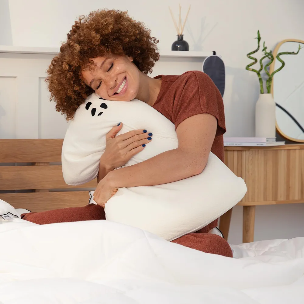 Panda London Oreiller en mousse à mémoire de forme en bambou – Soutien orthopédique, housse en bambou, essai de 30 nuits