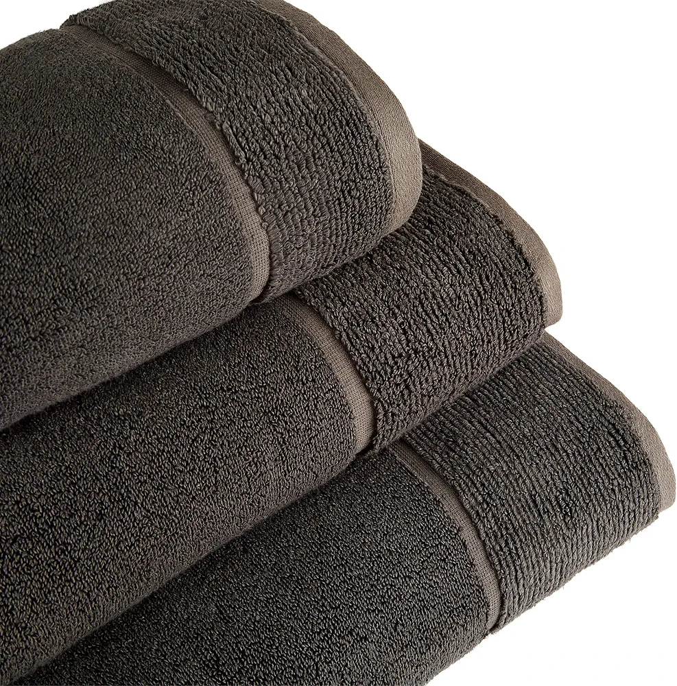 Panda® London Bamboo Serviette de bain – 70 x 135 cm, gris urbain | Bambou bio doux et moelleux | Super absorbante et séchage rapide | Hypoallergénique, antibactérien et sans odeur pour les peaux