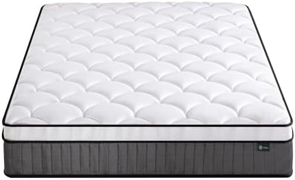 Zinus Matelas 140x190 cm Memoire de Forme - Épaisseur 25 cm - Matelas 2 Places - Hybride Mousse & Ressorts Ensachés - Durable & Respirant - Certifié Oeko-TEX - Image 12