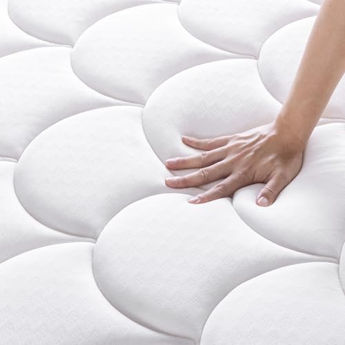 Zinus Matelas 140x190 cm Memoire de Forme - Épaisseur 25 cm - Matelas 2 Places - Hybride Mousse & Ressorts Ensachés - Durable & Respirant - Certifié Oeko-TEX - Image 10