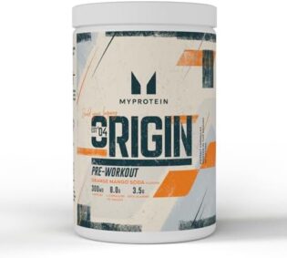 Myprotein Origin Pre-Workout Power avec bêta-alanine et caféine - Orange et mangue - 600 g
