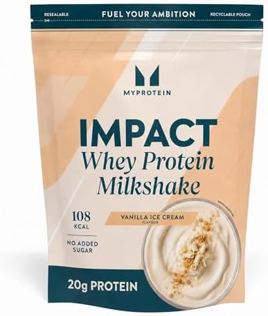 Myprotein Impact Whey Protein Milkshake – Tourbillon de chocolat blanc | 30 portions – 870 g | Jusqu'à 20 g de protéines | Onctueux, délicieux et seulement 107 kcal