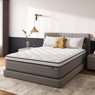 41OODg4h1L._AC_SL1000_.jpg BedStory Matelas à Ressorts Ensachés 140x190 cm