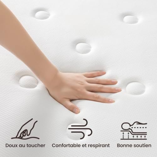 BedStory Matelas à Ressorts Ensachés 140x190 cm - Image 2