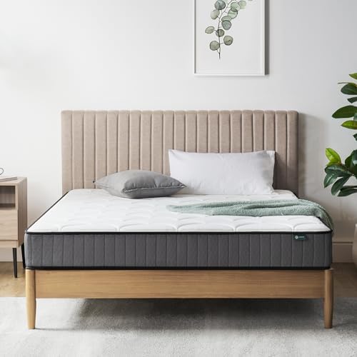 Zinus Matelas 140x190 cm Memoire de Forme - Épaisseur 25 cm - Matelas 2 Places - Hybride Mousse & Ressorts Ensachés - Durable & Respirant - Certifié Oeko-TEX - Image 14