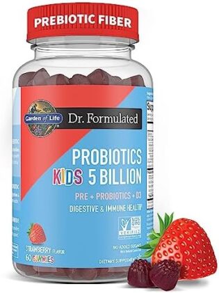 Garden of Life Dr. Formulated Probiotics Kids 5 Billion Gummies, Strawberry - 60 gummies