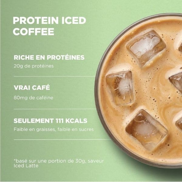 Myprotein Café Glacé Protéiné en Poudre | Iced Vanilla Latte | 20 portions | 20 g de protéines par dose | Seulement 115 kcal | Poudre à reconstituer à base de vrai café | Caféine d'origine naturelle - Image 2