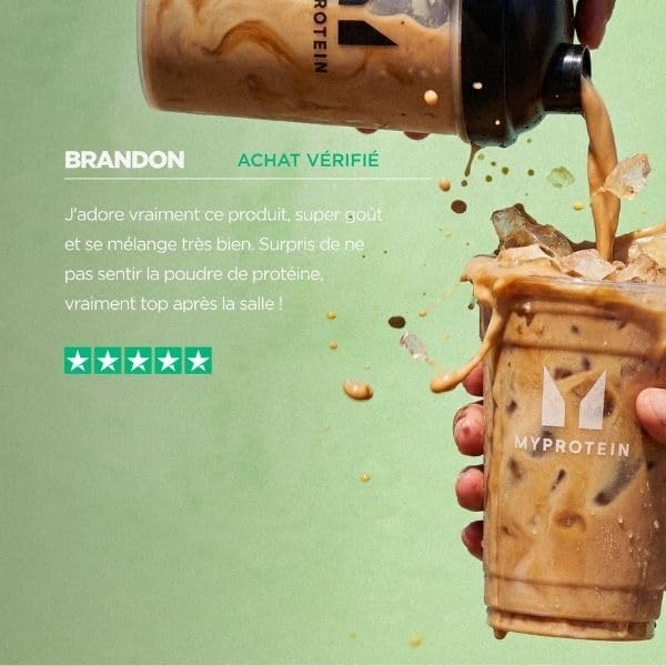 Myprotein Café Glacé Protéiné en Poudre | Iced Vanilla Latte | 20 portions | 20 g de protéines par dose | Seulement 115 kcal | Poudre à reconstituer à base de vrai café | Caféine d'origine naturelle - Image 7