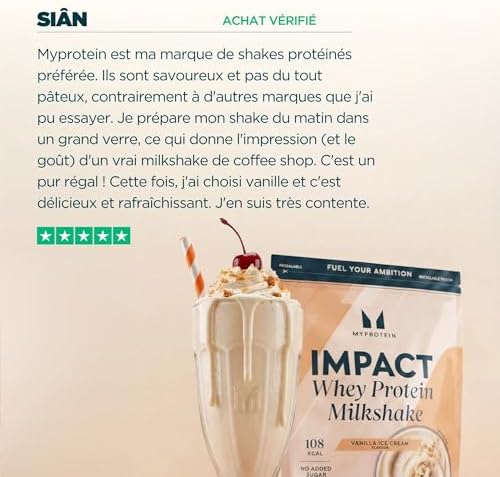 Myprotein Impact Whey Protein Milkshake – Tourbillon de chocolat blanc | 30 portions – 870 g | Jusqu'à 20 g de protéines | Onctueux, délicieux et seulement 107 kcal - Image 8