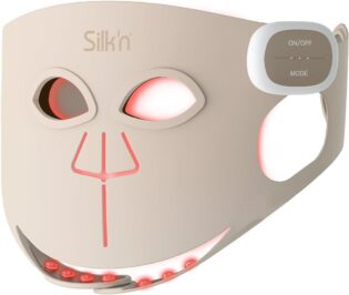 61MClMhbAL._AC_SL1000_.jpg Silk'n masque visage LED - LED Face Mask Pro - Masque lumineux pour le collagène, anti-rides et anti-âge - Sans fil pour 130 minutes - Rose