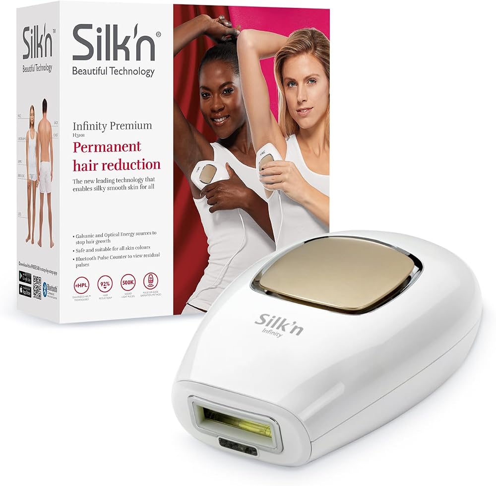 SILK'N Infinity Premium 500 000 Lumière pulsée IPL Technologie eHPL 2 en 1 Épilation permanente Blanc INF1PAG001 - Image 2