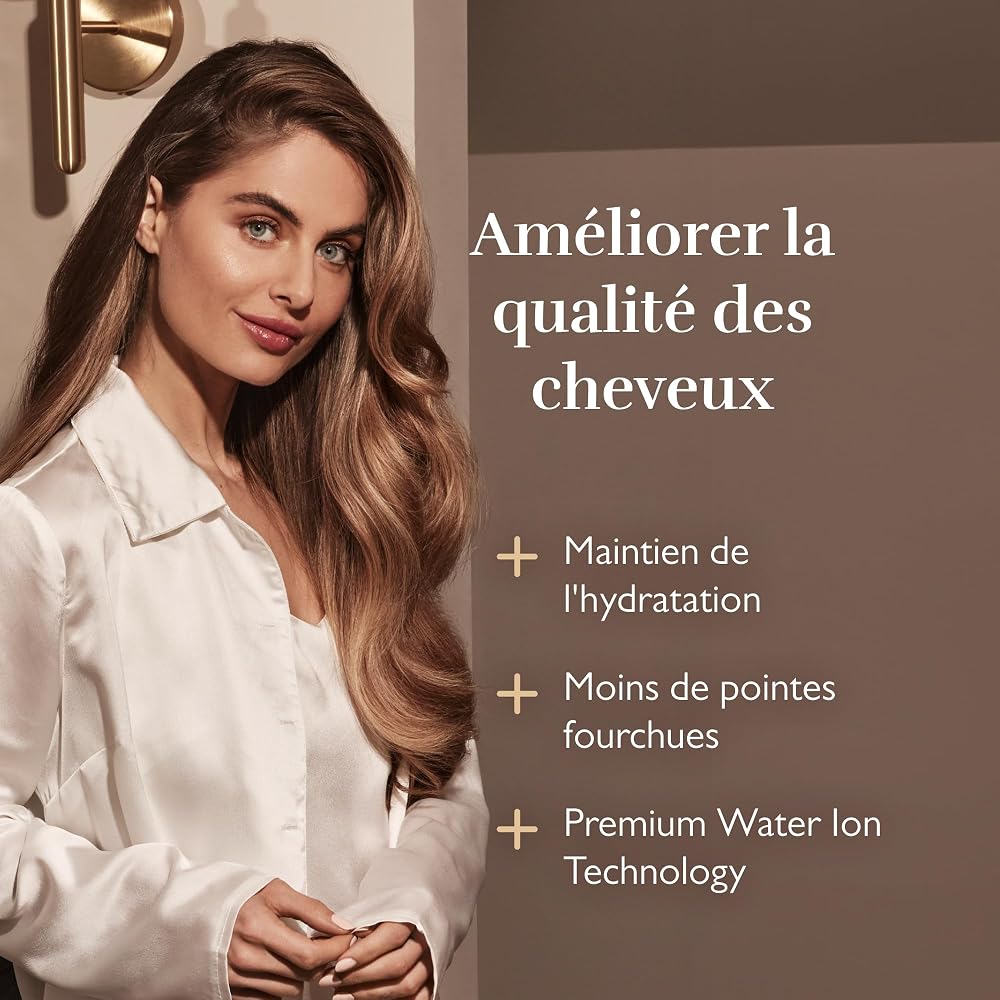 Silk'n Sèche cheveux - SilkyAir Pro - Technologie ionique et flux d'air concentré - Diffuseur , 2 concentrateurs et étui de voyage inclus - Silencieux - Écran LED - 18 modes - 1600 Watt - Or rose - Image 4