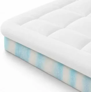 amz-31hd12kl1ml-f1b5e992 Zinus Surmatelas 140 x 190 cm, 10 cm, Mousse à mémoire de Forme au Gel