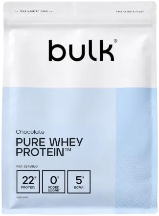 Bulk Pure Whey Protéine en Poudre, Chocolat, 1kg