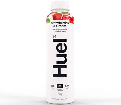 HUEL Prêt-à-boire 6 x 500 ml Fraises et crème