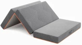 amz-31x3miibawl-4356c7fe Vesgantti Matelas Pliable 140x190x15cm, Matelas d'Appoint Pliant en Mousse à Mémoire de Forme en Gel, Amovible et Lavable, Idéal pour Voyages, Camping, Lit d'appoint, Oeko-Tex - Gris