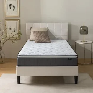 amz-41alyuaclel-03ba80bc Zinus Matelas 90x190 cm Memoire de Forme Tight Top - Épaisseur 25 cm - Ressorts Ensachés & Mousse Haute Densité - Certification Oeko-TEX - Soutien Ergonomique - Fabriqué Selon Les Normes Françaises