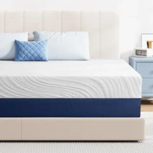 Twirest Matelas en mousse 160 x 200 cm - Fermeté moyenne H3 - Hauteur 20 cm - Matelas en mousse froide - Mousse de qualité supérieure - Housse amovible et lavable - 7 zones ergonomiques et respirantes