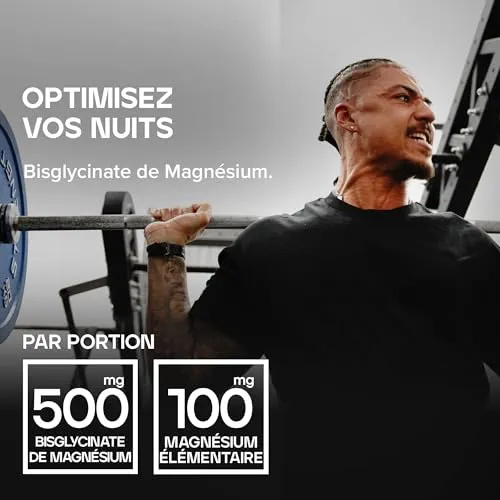 Bulk Comprimés de bisglycinate de magnésium, 500mg, 60 Comprimés