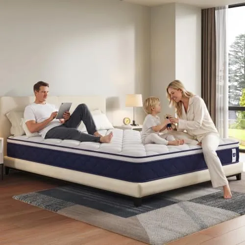 BedStory Matelas 140x190 cm, 20 cm d'épaisseur