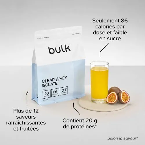 Bulk Clear Whey Isolate, Summer Fruits, 500g
