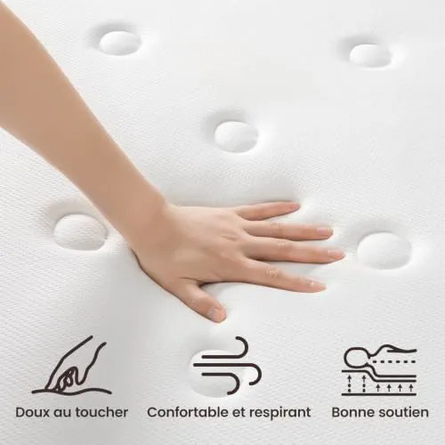BedStory Matelas à Ressorts Ensachés 160x200 cm
