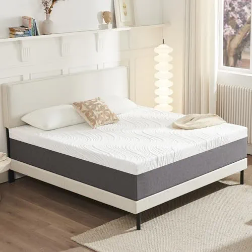 Twirest Matelas double de 20 cm avec mousse à mémoire de forme et anti-acariens, respirant, housse amovible sculptée, matelas dans une boîte, soutien des bords pour soutenir le sommeil (135 x 190 x 20