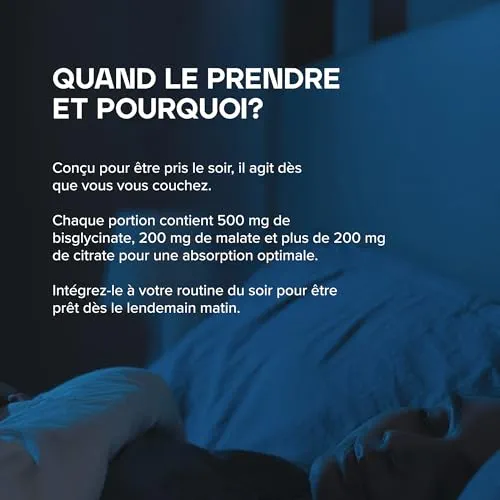 Bulk Magnésium 3-en-1 Complexe | 900mg à haute absorption | Complément magnésium triple force bisglycinate, citrate, malate | Soutient la fonction musculaire, l’énergie, la récupération | 90 comprimés