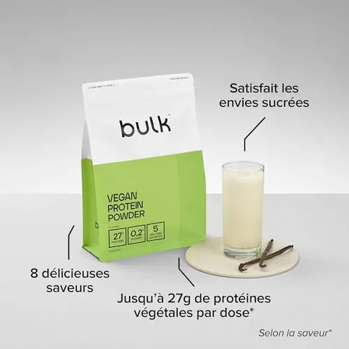 Bulk Vegan Protein Powder, Caramel Latte, 1 kg