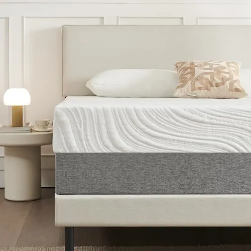 Twirest Matelas simple en mousse à mémoire de forme, fermeté moyenne, respirant, tricoté, tissu doux et doux pour la peau, dans une boîte (90 x 190 x 20 cm)