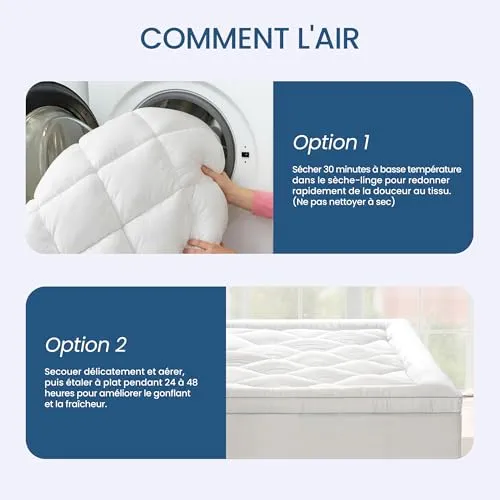 BedStory Surmatelas 90 x 190cm Blanc, surmatelas Ultra-Doux avec Poches Profondes, protège-Matelas Lavable en Machine, adapté aux Matelas jusqu'à 40 cm d'épaisseur