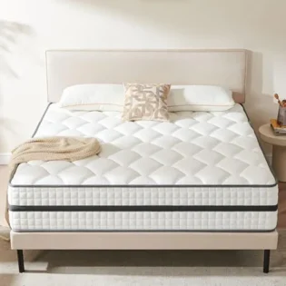 amz-41ylcnfuqsl-384084d1 Twirest Matelas 140 x 200 cm, à ressorts ensachés (hauteur 20 cm), orthopédique 7 zones, mousse confortable, tissu doux, pour adultes, dureté moyenne (H3)