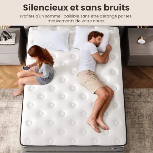 BedStory Matelas à Ressorts Ensachés 160x200 cm