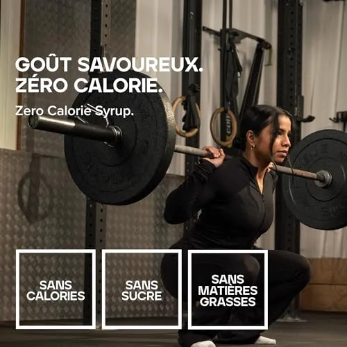 Bulk Sirop Zèro Calorie, Sans sucre, Sans Sucre, Beurre de cacahuète sirop d'érable, 400 ml