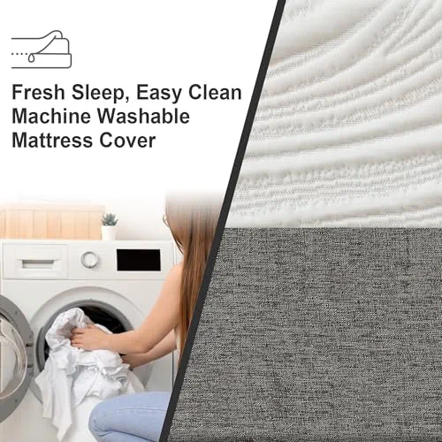 Twirest Matelas simple en mousse à mémoire de forme, fermeté moyenne, respirant, tricoté, tissu doux et doux pour la peau, dans une boîte (90 x 190 x 20 cm)